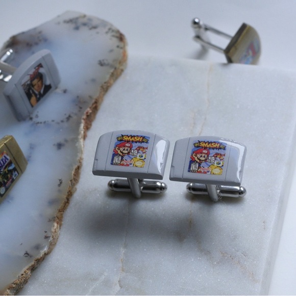 N64 Cartridge Cufflinks | Inspired by Nintendo | Choose ANY Two Games - Picture 4 of 5